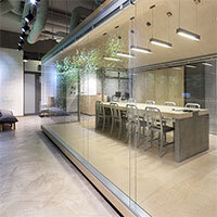 Hoyez Frameless Edge to Edge Glass Partitions