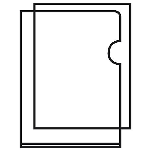 Rexel Nyrex Folder Cut Back A4 Blue Ref 12131BU [Pack Of 25 - View #3