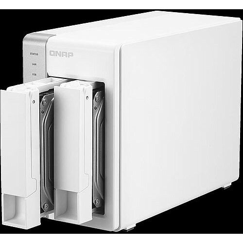 2-bay スマホ・タブレット・パソコン QNAP NAS TS-231P （2ベイ NAS）