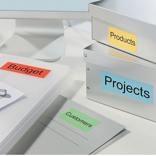 avery coloured labels