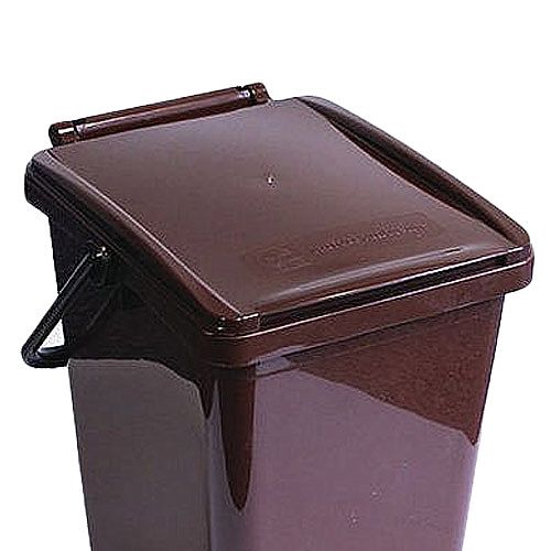 Kitchen Compost Caddy Bin 10l Brown Dimensions 275x300x238 Ergonomic And Stylish Kitchen Caddy Hinged Lid With A Central Locking Mechanism Hunt Office Ireland