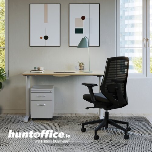 X.77 Mesh Back Office Chair - Modern Home Office Setup - HuntOffice Ireland