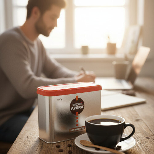 Nescafé Azera Barista-Style Instant Coffee 500g - Smooth & Rich Blend