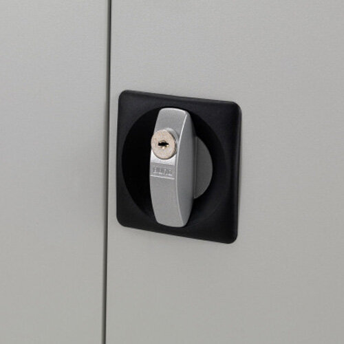 Steel Double Door Cupboard 1790 mm H x 920 mm W x 420 mm D in Grey Additional Image 3