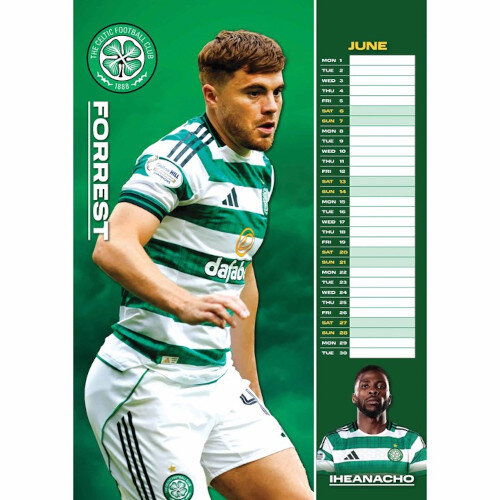 Celtic FC 2026 A3 Calendar