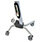Ergotron Neo-Flex LCD Cart - Cart for LCD display / keyboard / mouse / bar code scanner / CPU - plastic, aluminium, steel - two-tone grey - screen size: up to 22 Inches Additional Image 4