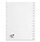 1-15 Index Plastic Multipunched A4 White 5 Star Additional Image 2