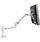 Ergotron LX - Mounting kit (articulating arm, desk clamp mount, pole, extension bracket) for LCD display - aluminium, durable steel - white - screen size: up to 32 Inches - desk-mountable Additional Image 3