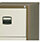 2 Drawer Steel Filing Cabinet Lockable Brown and Cream Trexus By Bisley: Zoomed in Image