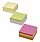 Sticky Notes Cube Pad of 320 Sheets 76x76mm Neon Rainbow 5 Star