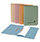 Office Transfer Spring File with Pocket 315gsm 38mm Foolscap Blue Pack 25 Additional Image 1