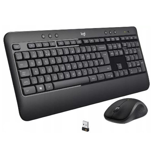 Logitech MK540 Advanced - Keyboard and mouse set - wireless - 2.4 GHz - UK English QWERTY at Hunt Office Ireland