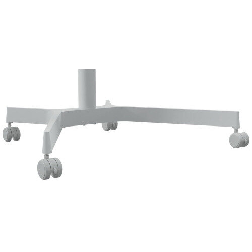 4 Locking 360° Castor Wheels - For Use On All Floor Types - Leitz Ergo Small Manual Height Adjustable Sit Stand Desk