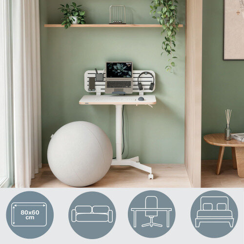 Productive Corner - Leitz Ergo Small Manual Height Adjustable Sit Stand Desk