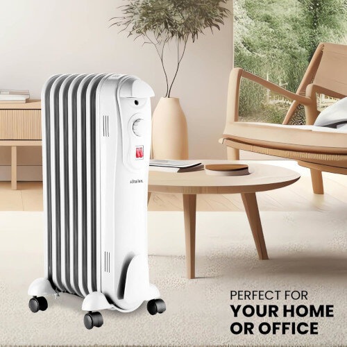 2KW Slim 9fin Portable Oil Radiator Additional Image 2