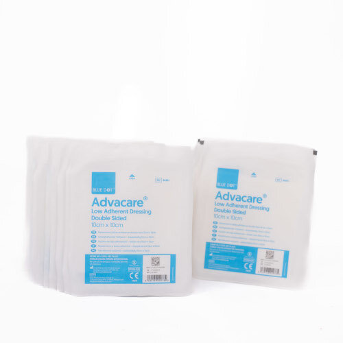 Advacare Low-Adherent Dressing - 10cm x 10cm, Box of 100 Additional Image 1
