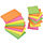 Sticky Notes Neon Pad of 100 Sheets 76x76mm Assorted Pack 12 5 Star