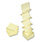 Sticky Notes Concertina Pad of 100 Sheets 76x76mm Yellow Pack 12 5 Star Additional Image 1