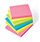 5 Star Office 76x76mm Extra Sticky Re-move Notes 4 Assorted Neon Colours 90 Sheets Per Pad Pack of 6 Pads Additional Image 1