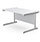 Office Desk Rectangular White Cantilever Legs W1400xD800xH725mm Grey Ashford Additional Image 1