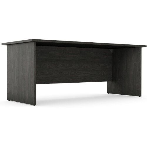 Panel End Desk Rectangular W1800xD800xH725mm Carbon Walnut Ashford Additional Image 3