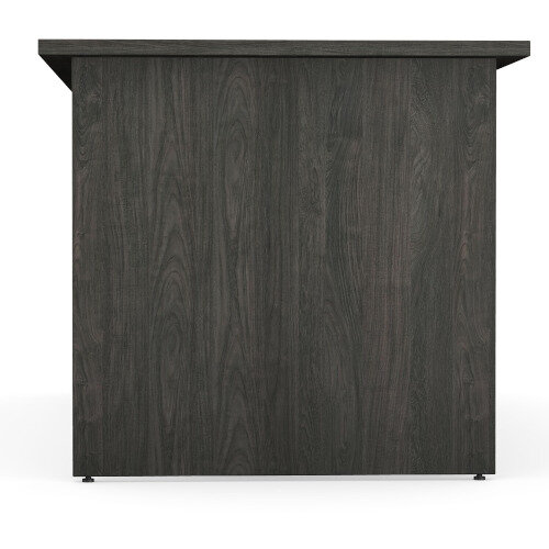 Panel End Desk Rectangular W1800xD800xH725mm Carbon Walnut Ashford Additional Image 6