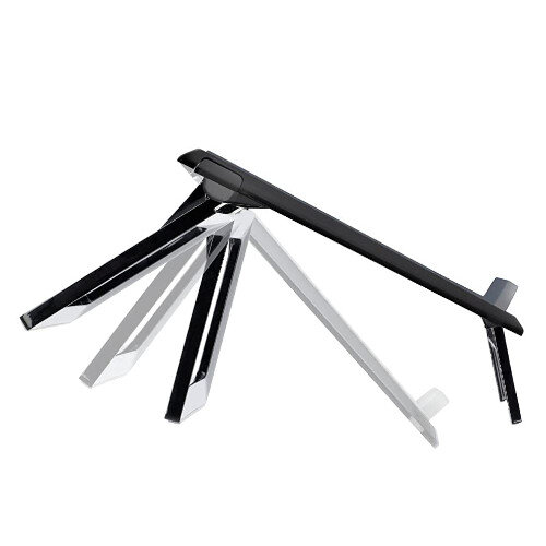 Adjustment Angles Fellowes I-Spire Series Quick Lift Adjustable Laptop Stand - Ergonomic - Foldable - Black - Fits Up to 17” Laptops 8212001