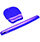 Fellowes Crystals Gel Mouse Purple Pad/Wrist Support Ref 9144103