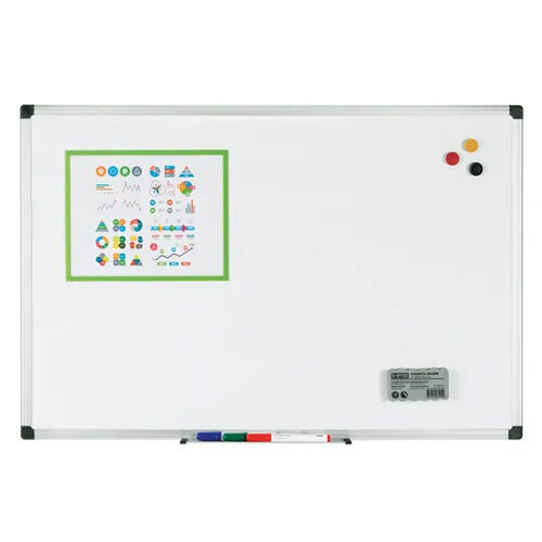 Bi-Office Maya Magnetic Drywipe Board 1200x900mm MA0507170