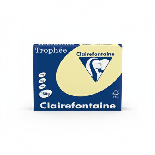 Trophee Canary A4 Card 160gsm – Pack of 250 Sheets (2636C) - Facing Front