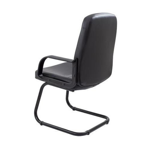 TC Canasta Visitor Chair Black Leather-Look Additional Image 2