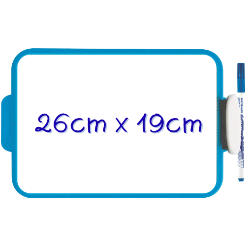 Bic Velleda Dry Wipe Board 190x260mm Blue 218 002183 Additional Image 6