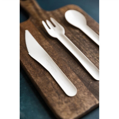Vegware Compostable Paper Spoon (Pack 1000) Additional Image 1