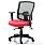 Portland II Mesh Back Task Operator Office Chair II Cherry Red Additional Image 1
