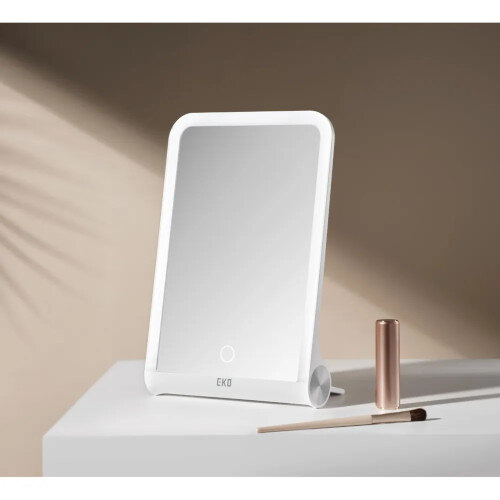 EKO iMira Foldable Lighted Mirror - White