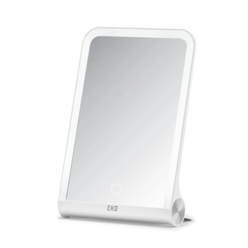 EKO iMira Foldable Lighted Mirror - White