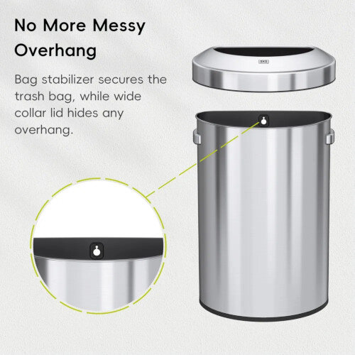 EKO Urban Commercial Waste Bin 60L - Silver