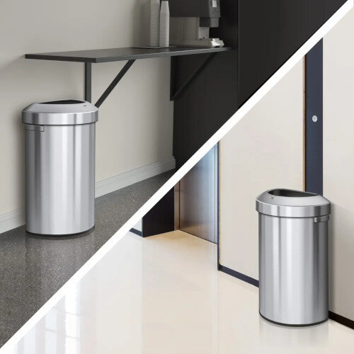 EKO Urban Commercial Waste Bin 60L - Silver