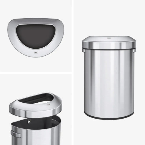 EKO Urban Commercial Waste Bin 60L - Silver