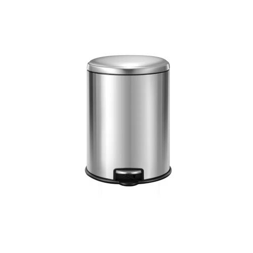 EKO Serene Pedal Bin 3L - Silver