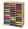 Safco 36 Mailroom Sorter Compartment Literature Organiser Oak Additional Image 2