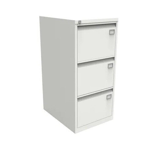 Jemini 3 Drawer Filing Cabinet 470x622x1016mm White KF78707
