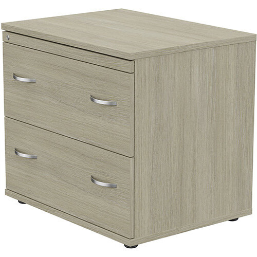 2 Drawer Side Filer Cabinet Arctic Oak  - Universal Storage Can Be Used Alone Or Accompany The Switch, Komo or Ashford Ranges Additional Image 2