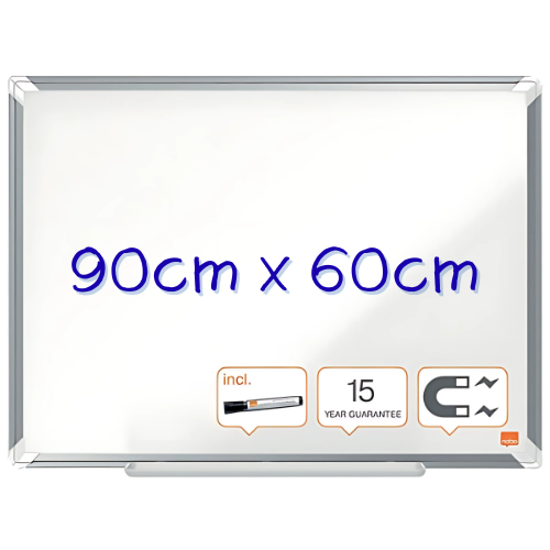Nobo Premium Plus Magnetic Steel Whiteboard 900 x 600mm 1915155 Additional Image 8