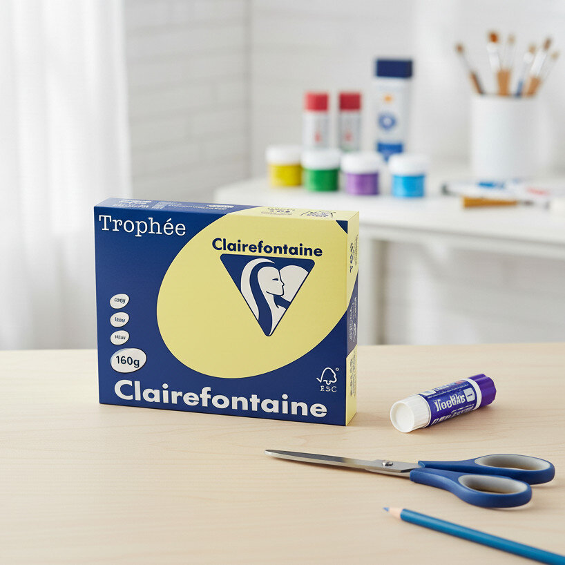 Trophee Canary A4 Card 160gsm – Pack of 250 Sheets (2636C) - in Crafting Setting