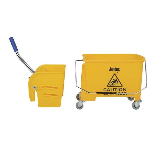 Jantex Kentucky Mop Bucket & Wringer 20L Yellow, Single Pack