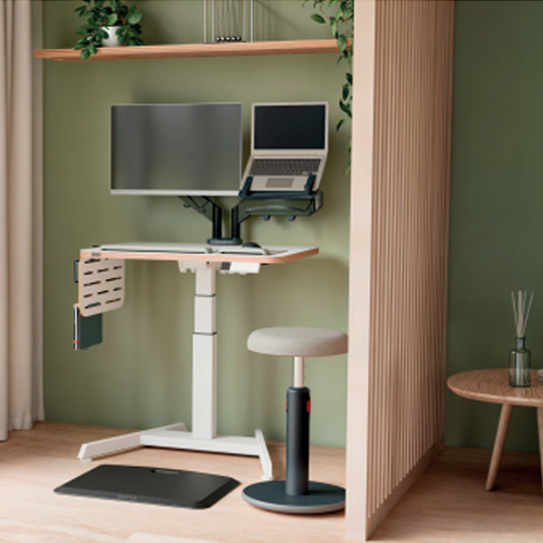 Office Nook - Leitz Ergo Small Electric Sit Stand Desk with Stand-Up Reminder