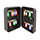Burg Wachter KC 20 C Combination Key Cabinet 20 Key Black H200 x W160 x D80mm - Fully open with key fobs hanging