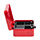 Burg Wachter Cash Box 8" Red Combination Lock H90 x W200 x D160mm - Open Side View