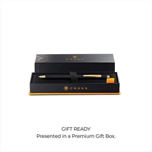 Cross Classic Century Classic Black Ballpoint Pen with 23 Karat Gold-Plated Trims